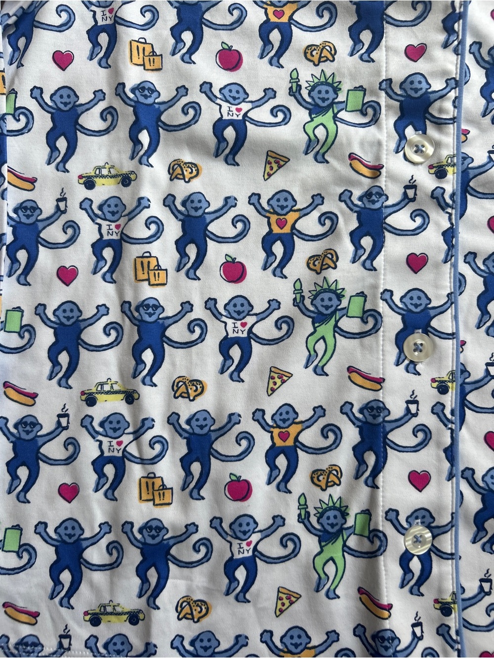 Roller Rabbit NYC Monkey Pajama Set - LIMITED EDITION - Picture 7 of 9